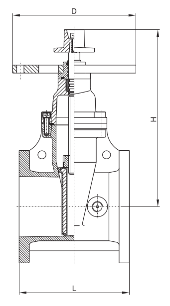 Resilient Seated 300PSI-NRS Type Flanged Ends 388F